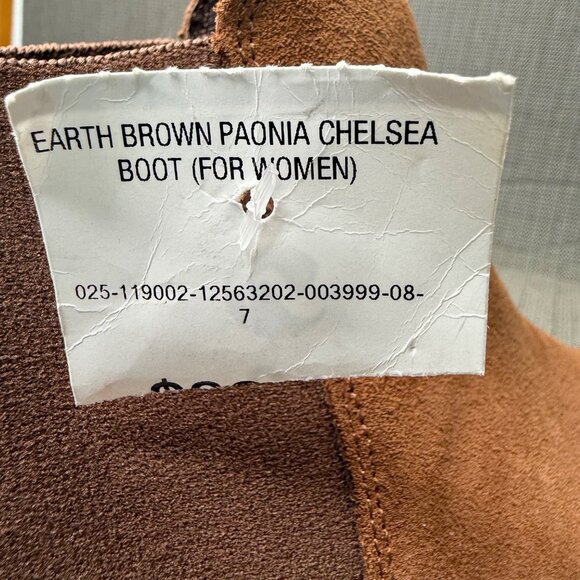Chaco Womens Size 9 Brown Suede Paonia Chelsea Boots - Picture 5 of 8